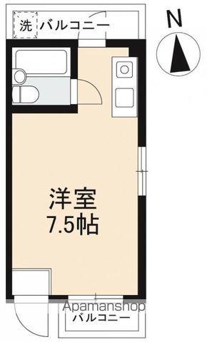 BOX・T(ワンルーム/1階)の間取り写真