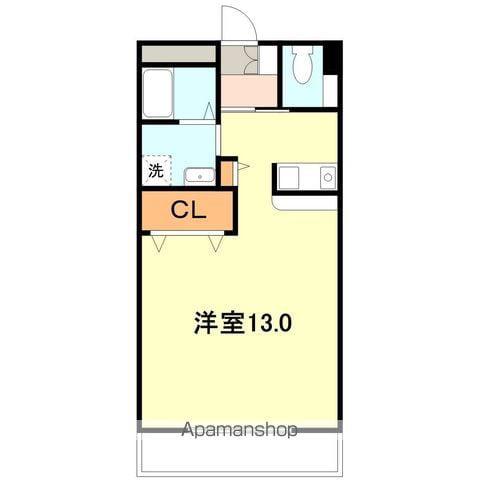 プレミール3番館(ワンルーム/1階)の間取り写真