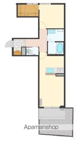 コスモ ラ・ペ(1LDK/1階)の間取り写真