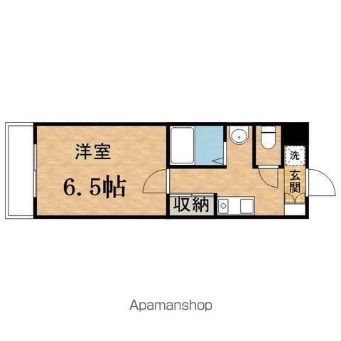 CS6 MINEGISHI(1K/2階)の間取り写真