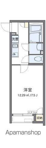 クレイノファミーユ東大宮(1K/2階)の間取り写真