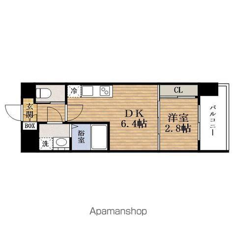 COMFORIA LIV淡路町一丁目(1DK/9階)の間取り写真