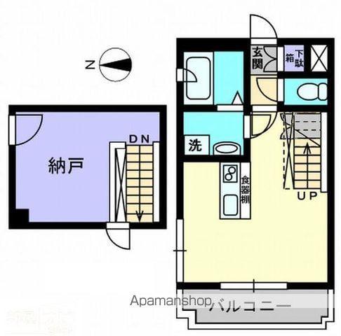 Tパラッツオ(1K/5階)の間取り写真