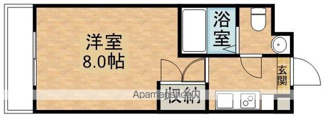 ルマンジュ津高(1K/2階)の間取り写真