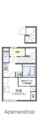 レオパレス南若園A(1K/2階)の間取り写真