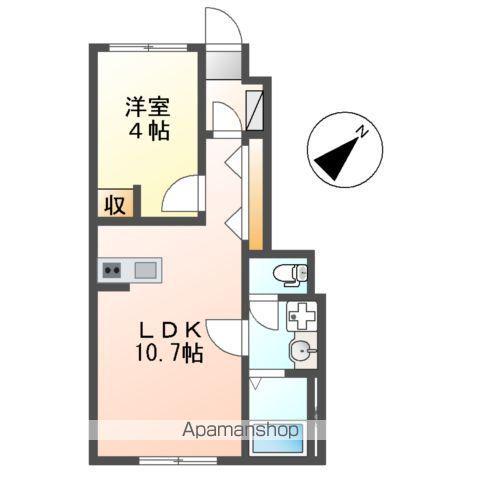 アパート500577(1LDK/1階)の間取り写真