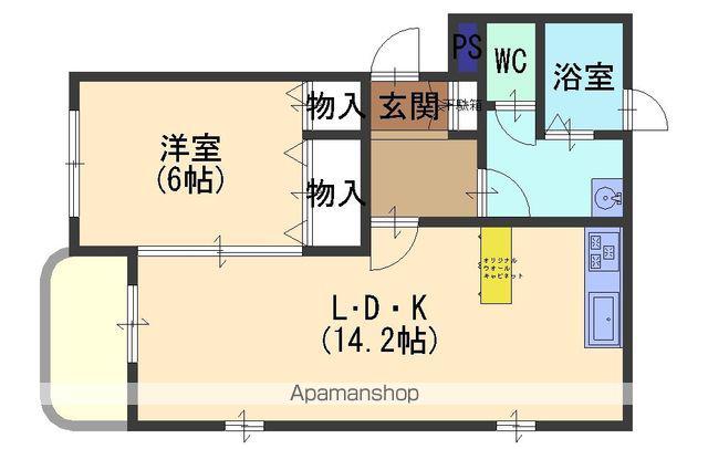 SGアトレ(1LDK/1階)の間取り写真