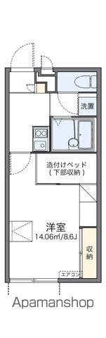 レオパレスエミネンスⅡ(1K/1階)の間取り写真