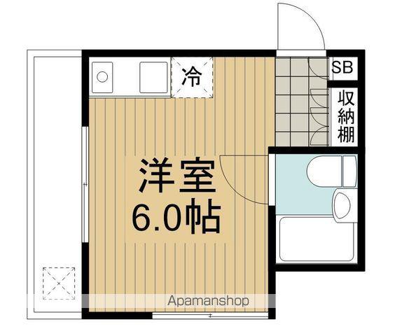 インターナショナル阿佐ヶ谷(ワンルーム/1階)の間取り写真