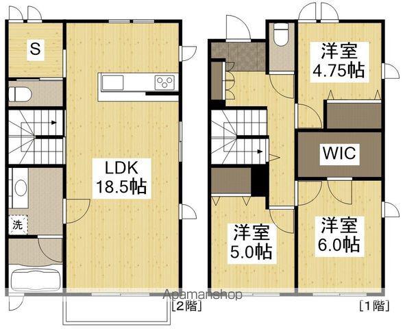 プレミエール・フルール A(3SLDK)の間取り写真