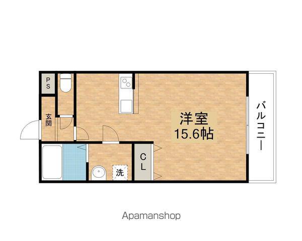 リシェスグランデ(1K/2階)の間取り写真