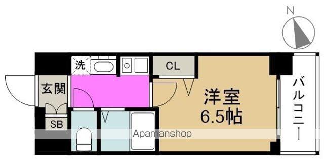 エスリード新梅田(1K/4階)の間取り写真