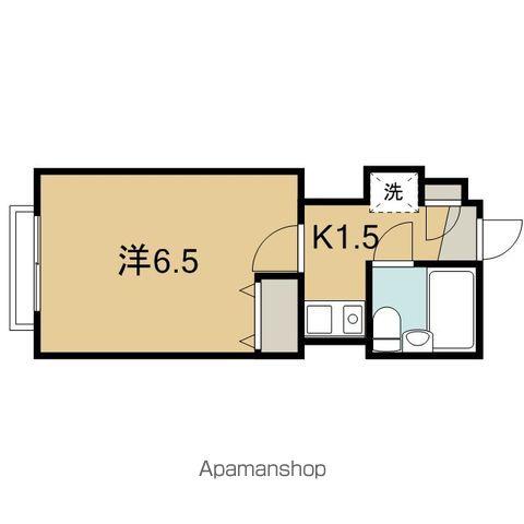 グリーンコーポ(1K/1階)の間取り写真