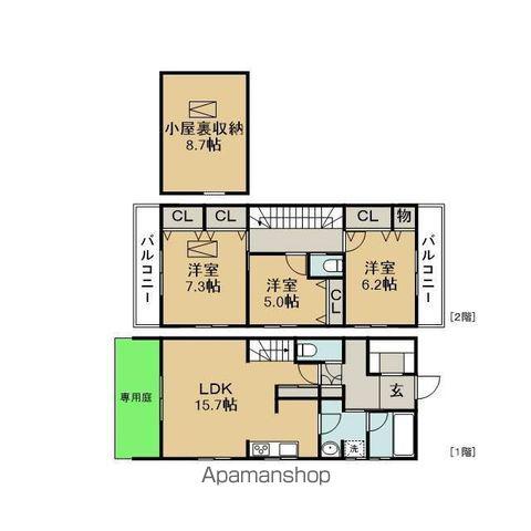 ミネット東栄(3LDK)の間取り写真