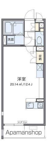 レオネクストラベンダー(ワンルーム/1階)の間取り写真