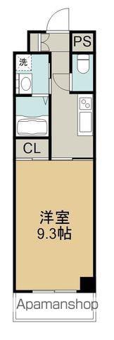 トレステーラ住吉町(1K/4階)の間取り写真
