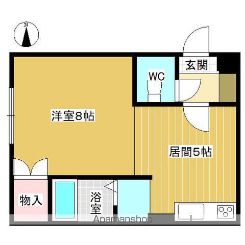 エスポアール53(1DK/4階)の間取り写真