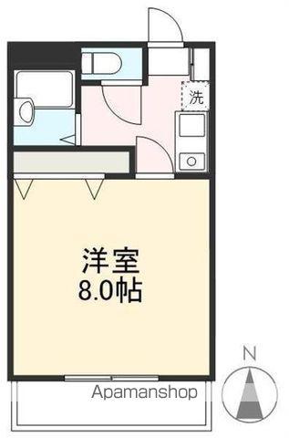 ローテンブルグⅣ(1K/2階)の間取り写真