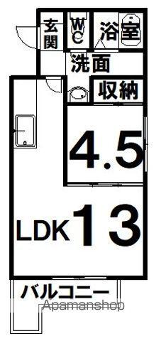 エスペランサ173(1LDK/3階)の間取り写真