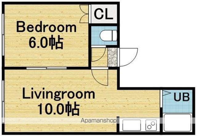 SAPPORO元町壱番館(1LDK/3階)の間取り写真
