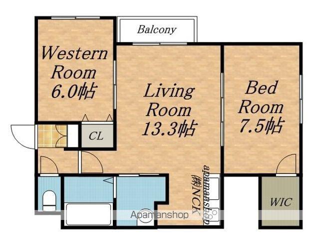 プレシャス333(2LDK/1階)の間取り写真