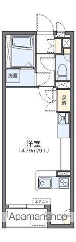 レオネクストティエラ(ワンルーム/1階)の間取り写真