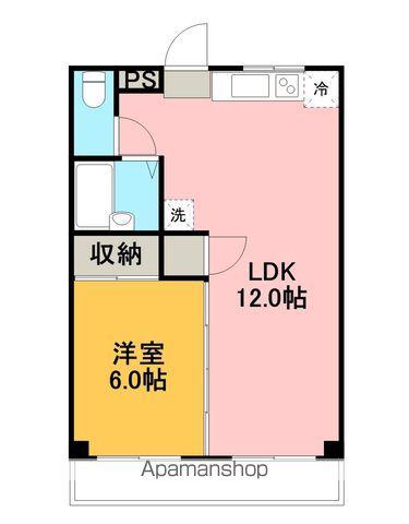 ラビットハウスタートル1号(1LDK/1階)の間取り写真