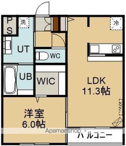 NEW PIAZZA(1LDK/3階)の間取り写真