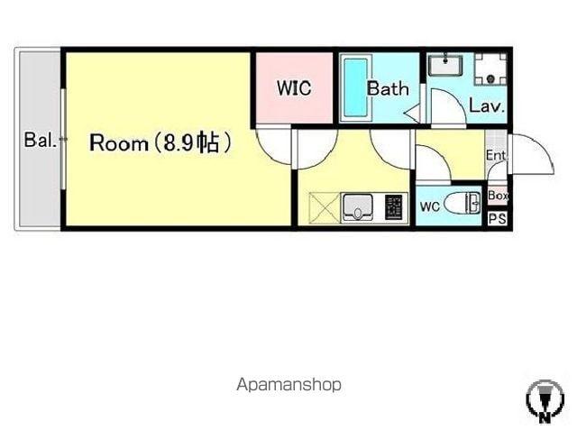 シエーナ松波Ⅱ(1K/1階)の間取り写真