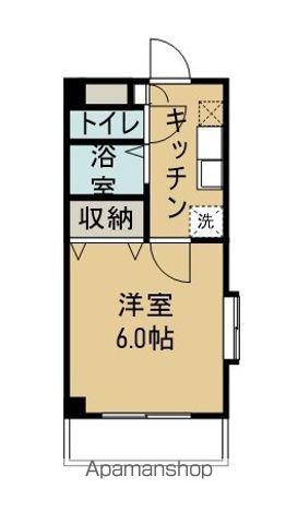 ラ・マール(1K/3階)の間取り写真