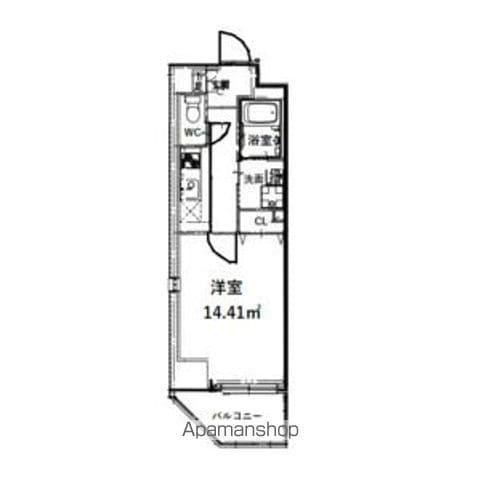 RIDGE大曾根(1K/2階)の間取り写真
