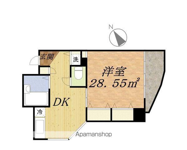 YONEDAYAビル(ワンルーム/8階)の間取り写真