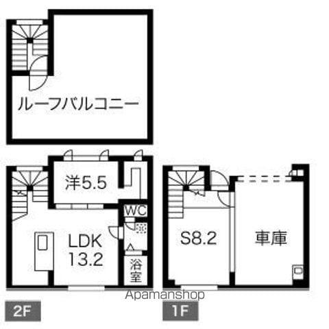 KPーGARAGE KOTONI(1SLDK/1階)の間取り写真