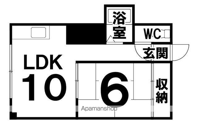 パーソナルハイツ(1LDK/4階)の間取り写真
