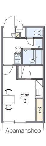 レオパレスLOVE(1K/1階)の間取り写真