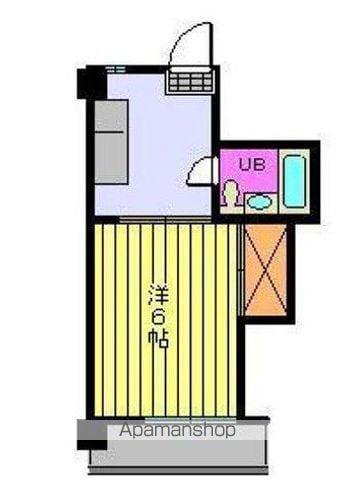 メゾン北斗(1K/3階)の間取り写真