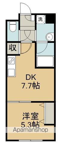 CASA TUTTI(1DK/1階)の間取り写真