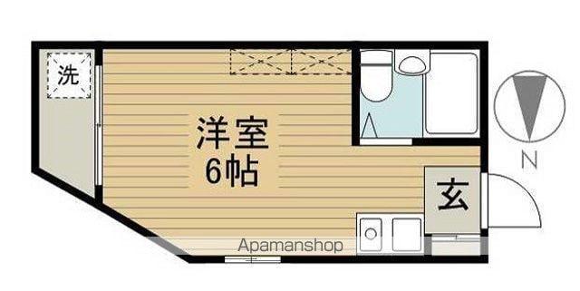 ファーランジュ中村橋(ワンルーム/1階)の間取り写真