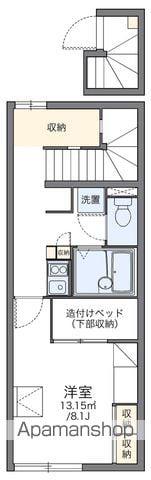 レオパレスクラージュⅡ(1K/2階)の間取り写真