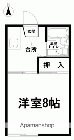 センチュリーハイツ(1K/1階)の間取り写真