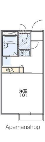 レオパレスルミエール(1K/2階)の間取り写真