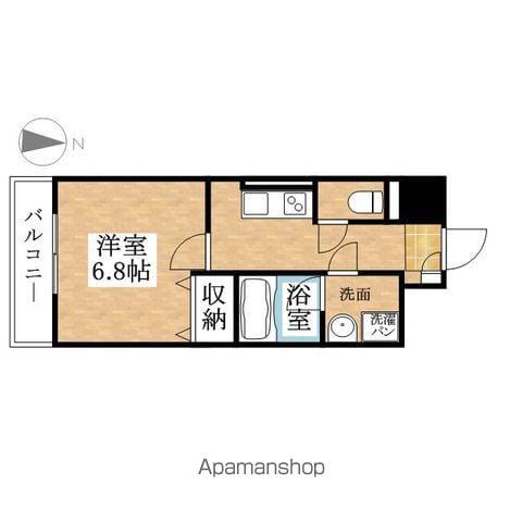 LE DIAMANT(1K/11階)の間取り写真