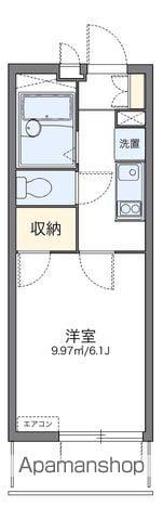 レオパレス葵(1K/4階)の間取り写真