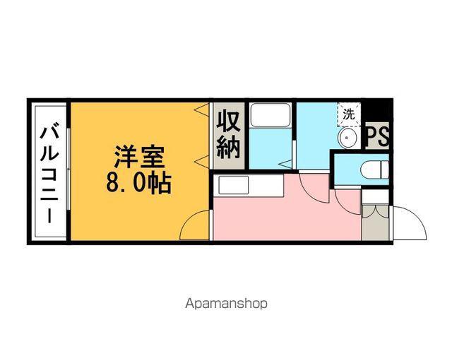 LEVIAS(1K/5階)の間取り写真