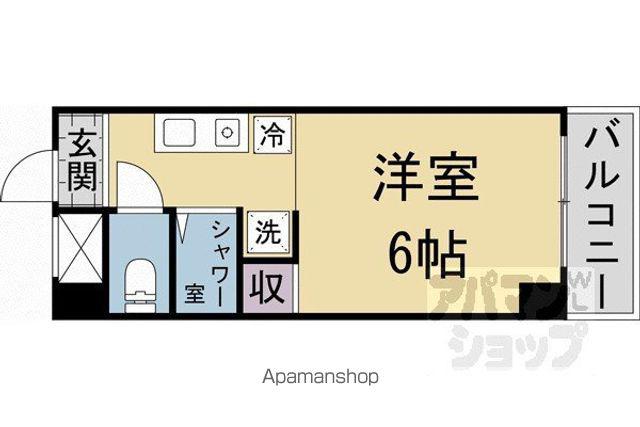 ハイムブルーメ(1K/2階)の間取り写真