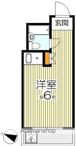 リバティパレス目白(ワンルーム/4階)の間取り写真