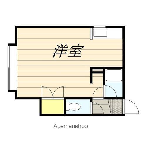 コート澄川B(ワンルーム/1階)の間取り写真