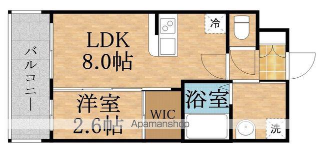 SERENITE SHIN-OSAKA MIRAC 壱番館(1LDK/10階)の間取り写真