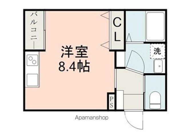 ライトアロー 楠(ワンルーム/1階)の間取り写真