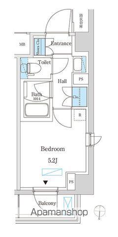 パークアクシス錦糸町スタイルズ(ワンルーム/5階)の間取り写真